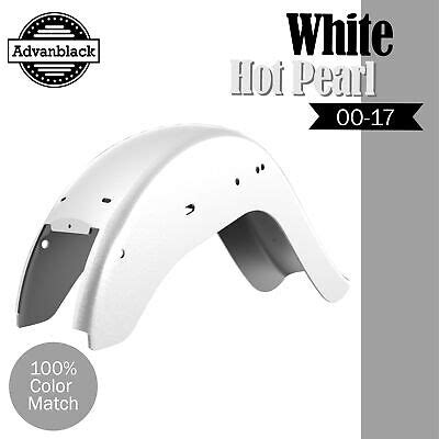 White Hot Pearl Cholo Vicla Chicano Style Rear Fender For Harley