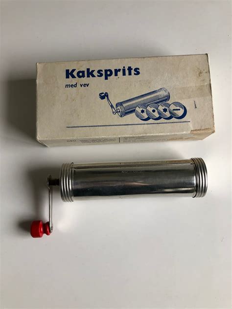 Kaksprits Coockie Press Retro Med Vev Och Köp På Tradera