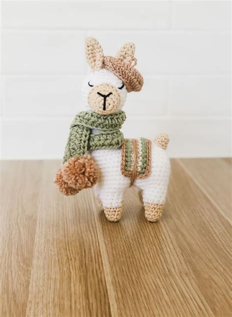 Louisa Llama Crochet Amigurumi Pdf Pattern Etsy Crochet Toys