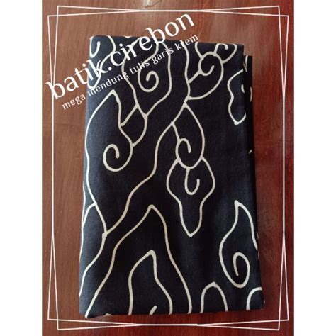 Jual Batikcirebon Motif Mega Mendung Garis Warna Motif Coklat Krem