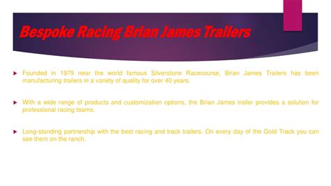 PPT Brian James Trailers Northern Ireland Eakin Bros PowerPoint