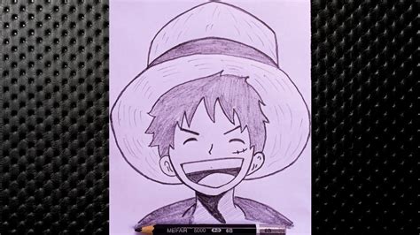 How To Draw Luffy One Piece Luffy Easy Step By Step Youtube