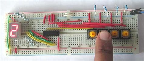 Driving A 7 Segment Display Using A Bcd To 7 Segment Driver Ic Cd4511