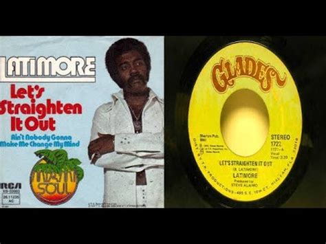 ISRAELITES Latimore Let S Straighten It Out 1974 Extended Version