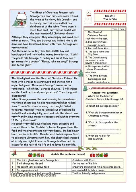 A Christmas Carol Simplified Version Key Included Christmas