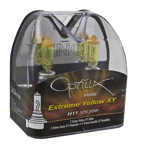 Hella H Optilux Xy Series H Xenon Yellow Halogen Bulbs V