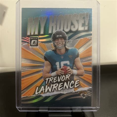 2021 Donruss Optic Trevor Lawrence My House Holo Prizm Rookie RC MH 1