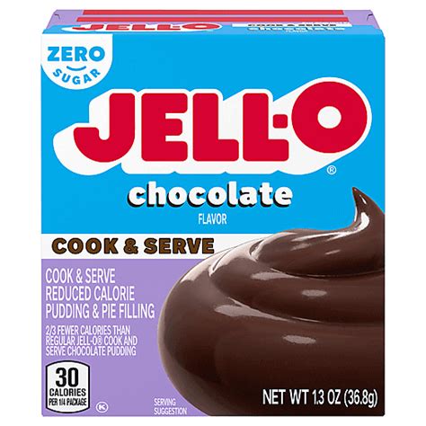 Jell O Cook And Serve Pudding And Pie Filling Sugar Free Fat Free