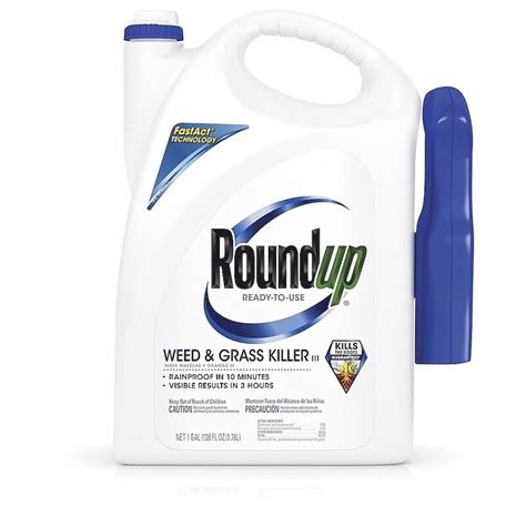 Roundup Ready To Use Trigger Spray Weed And Grass Killer Gallon