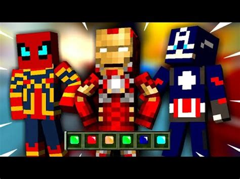 SAIU NOVO ADDON DOS VINGADORES PARA MINECRAFT PE Manopla E Joias