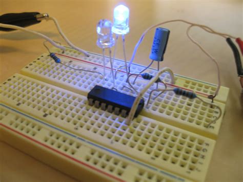 How To Make An Alternating Led Flasher 6 Steps Instructables