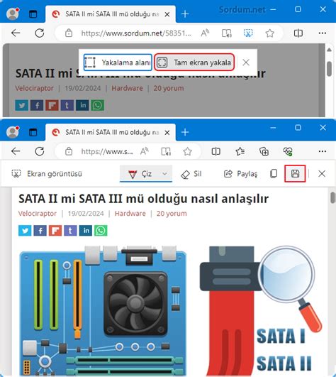 Microsoft Edge Ile Tam Sayfa Ekran G R Nt S Al N