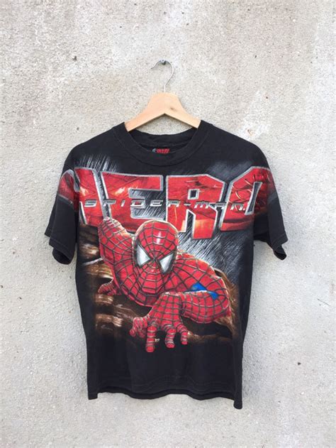 Vintage 00s Spiderman T Shirt Vintage Marvel Superhero Tee Etsy