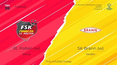 St Polten W Vs Sk Brann W Ved Uefa Women S Champions