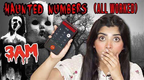 Calling Haunted Numbers You Should Never Call At 3 Am Challenge All