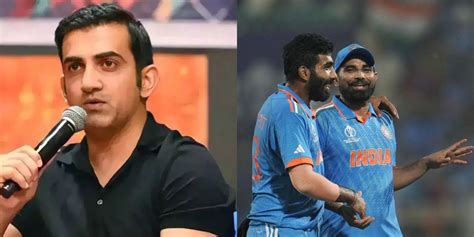 Mohammed Shami Or Jasprit Bumrah Gautam Gambhir Picks India S Leading