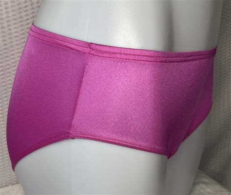 Shadowline Bikini Panty Shiny Nylon Wide Gusset Sissy Gem