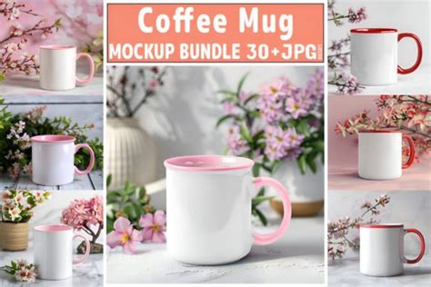 Coffee Mug Mockup Bundle Colorful Graphic By Bestmockupstore