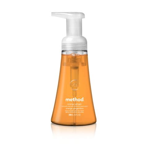 Method Foaming Hand Soap Orange Ginger 10 Fluid Ounce