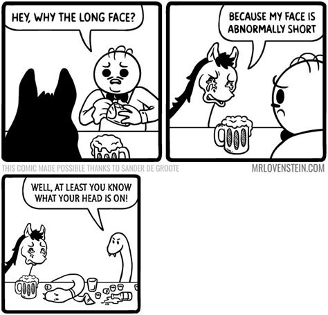 Mr Lovenstein Long Face Funny Comic Strips Funny Comics Really