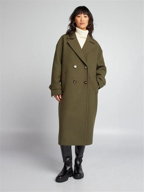 Cappotto Lungo Verde Militare Kiabi 55 00