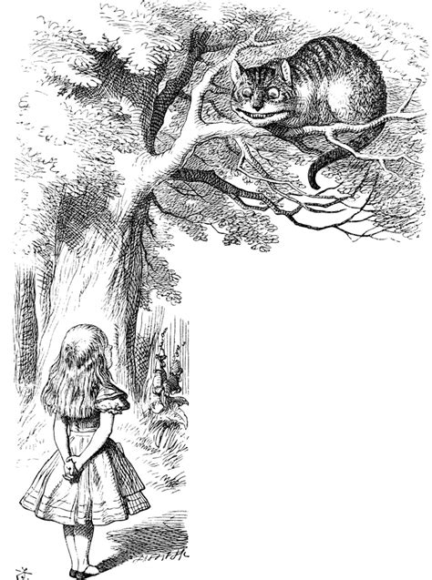 Carroll: Alice, 1865. /Nalice And The Cheshire Cat. Illustration By Sir ...