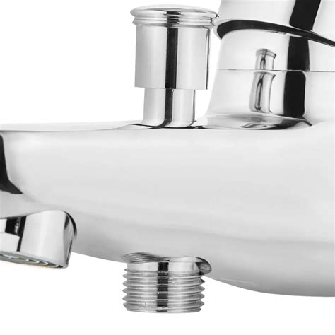 Luxury Wall Mounted Hot And Cold Shower And Tub Faucet Set For Bathroom