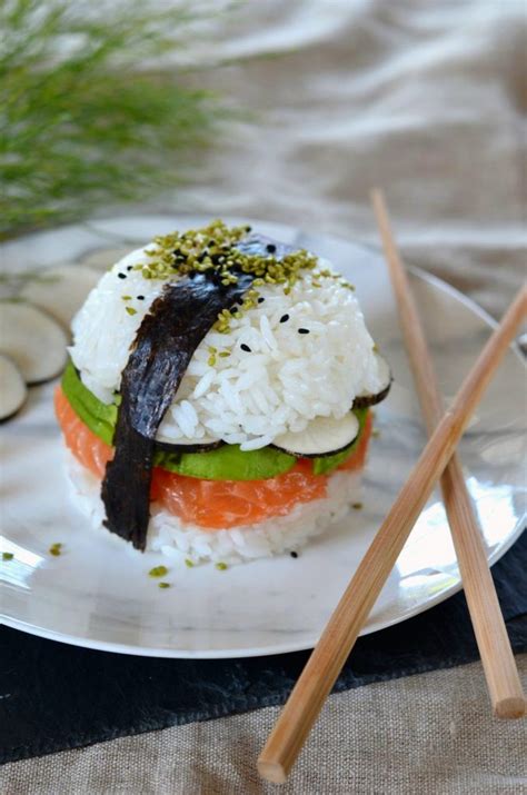 Sushi Burger Saumon Avocat Et Radis Noir Recette Tangerine Zest