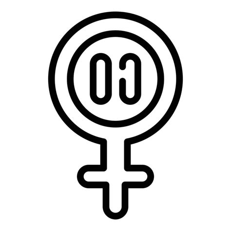 Female Menopause Icon Outline Vector Woman Health 15091993 Vector Art