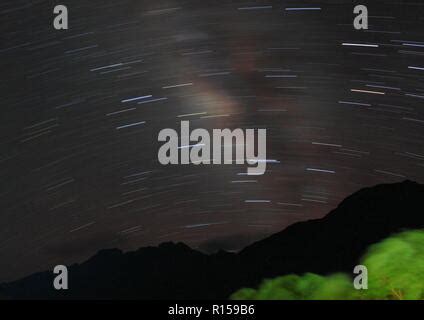 The Milky Way Spiral in Spiti Valley Stock Photo - Alamy