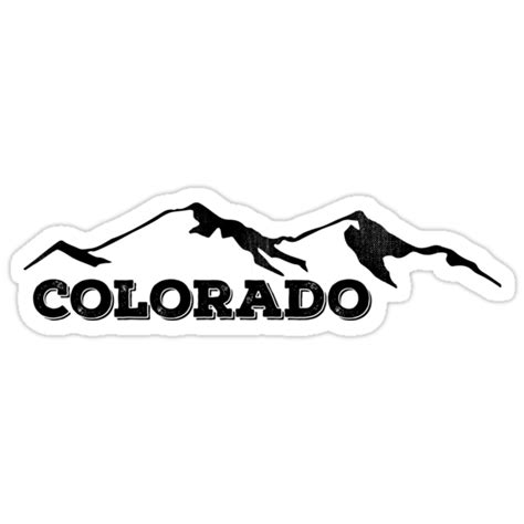 Colorado Stickers By Ericbracewell Redbubble