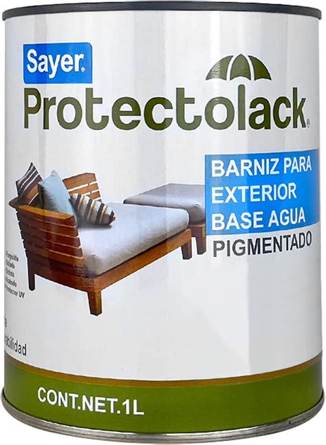 Sayer Hidrolack Barniz Transparente Acr Lico Base Agua Litro Mate