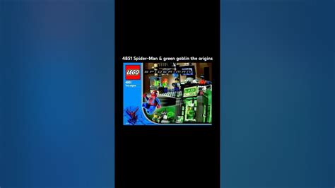 Lego Set 4851 Spider Man And Green Goblin The Origins Spiderman Lego