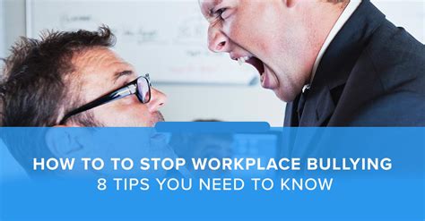 How To Stop Workplace Bullying 8 Tips You Need To Know