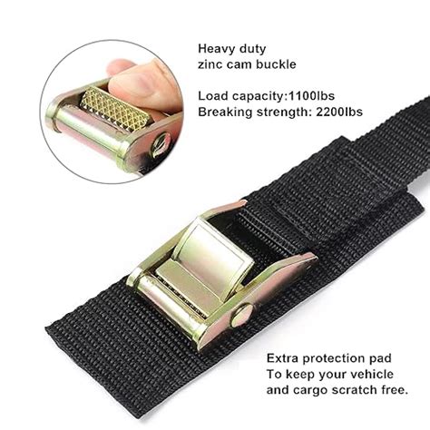 Snapklik Ayaport Cam Buckle Tie Down Straps Lashing Straps