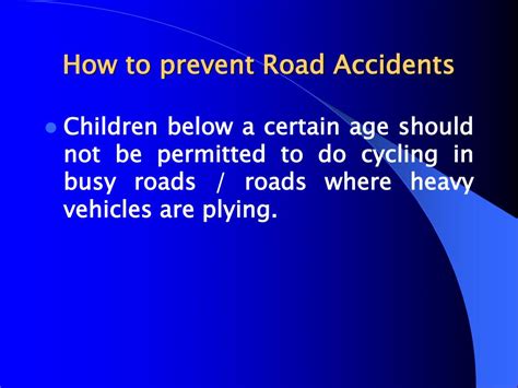 Ppt Road Safety How To Prevent Road Accidents Powerpoint