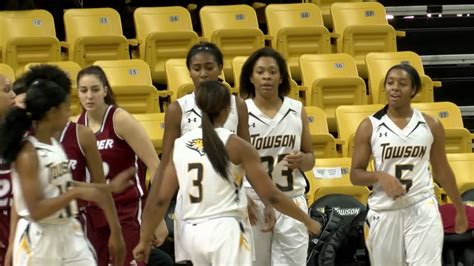 Towson Womens Basketball Falls To The Rider Broncs 79 75 Youtube