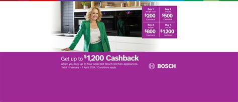 Bosch Kitchen Cashback Promotion