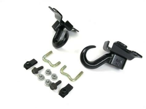 2002 2007 Jeep Liberty FRONT Tow Towing Hooks Kit Set MOPAR GENUINE OE