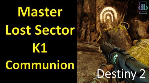 Destiny Master Lost Sector K Communion Exotic Chest Armor Youtube