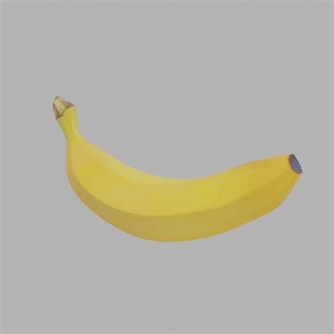 D Model Banana Vr Ar Low Poly Cgtrader