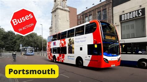 Buses In Action Portsmouth Youtube