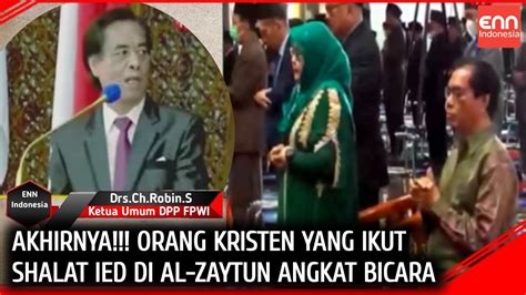 UMAT KRISTEN YANG IKUT SHALAT IED DI AL ZAYTUN BUKA SUARA YouTube