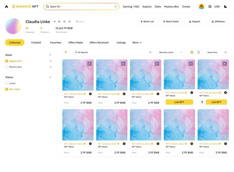 How To List NFTs On Binance NFT Marketplace Binance Support