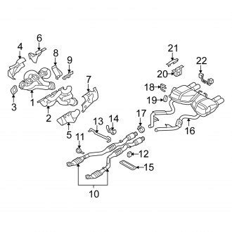 Bmw Series Exhaust Manifolds Mufflers Clamps Carid