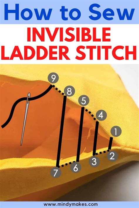 How To Sew The Perfect Ladder Stitch Artofit