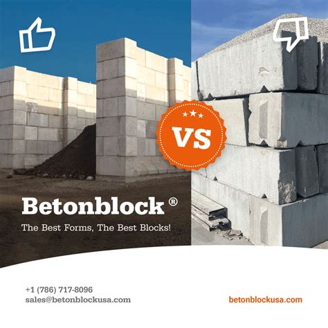 Betonblock Vs Competitors The Advantages Of Our Forms