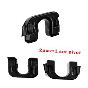 2 Set Rear Parcel Shelf Clips Luggage Bracket Retainer Clip Compatible