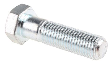 Rs Pro Bright Zinc Plated Steel Hex Hex Bolt M16 X 60mm Rs