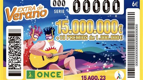 Sorteo Extra de Verano de la ONCE 2023 horario y premios El Periódico